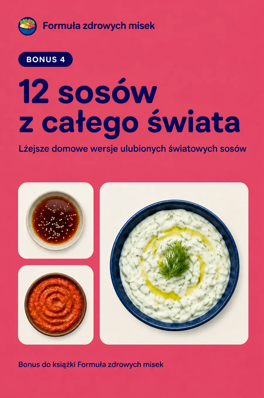 Okładka książki bonusowej 12 sosów z całego świata
